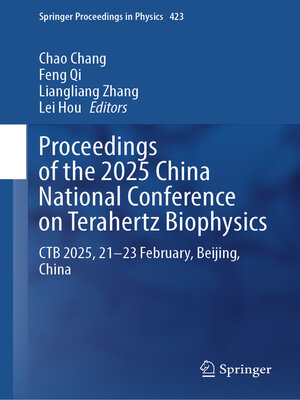 cover image of Proceedings of the 2025 China National Conference on Terahertz Biophysics